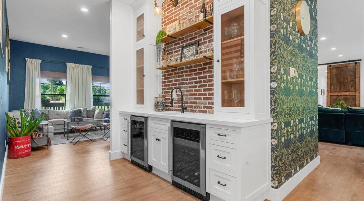 12-Kitchen to Bar and Living Room